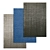 Luxury Carpets Set: High-Quality Textures 3D model small image 1