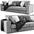 Sleek Sitka Sofa - Modern Design 3D model small image 2