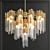 Glamorous Crystal Chandeliers Collection 3D model small image 5