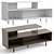 Carson Carrington Asymmetrical TV Stand 3D model small image 2