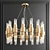 Elegant Tycho Round Chandelier 3D model small image 1