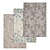 Variety Set of High-Quality Carpets 3D model small image 1