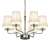 Elegant Divinare Palermo Chandelier 3D model small image 1