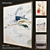 Modern Artworks Collection - 4 Pieces 3D model small image 1