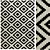 Elegant Malta Black/Cream Reversible Rug 3D model small image 1