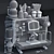 Aviator Royal 1GR: Advanced Coffee Machine 3D model small image 4