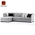 Cordian Modular Sofa: Stylish and Spacious 3D model small image 1