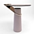 Minimalist TURRI ECLIPSE Side Table 3D model small image 2