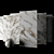 Elegant Macchia Vecchia Marble Set 3D model small image 2