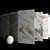 Elegant Macchia Vecchia Marble Set 3D model small image 3