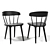 Sleek Set: Thonet & Ikea Chairs 3D model small image 2