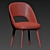 Elegant Colette Dining Chair: Set of 2 3D model small image 2
