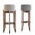 Italian Smania Gil Bar Stool 3D model small image 2