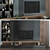 Sleek TV Shelf for Modern Homes 3D model small image 1