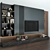 Sleek TV Shelf for Modern Homes 3D model small image 2