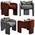 Modern Milo Baughman Armchair 3D model small image 1