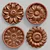 Elegant Decorative Rosettes Set 3D model small image 4