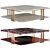 Modern Marble Coffee Table with Storage 3D model small image 3