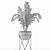 Exotic Palm Tree House Plant 3D model small image 5