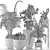 Exotic Plant Collection: Decorative Palm Trees, Office Flowers & More 3D model small image 5