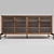 Dowry II Walnut Bookcase 3D model small image 5