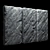 Smooth Stone Wall Slabs - High-Quality Textures 3D model small image 2