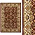 Luxurious Persian Cream Rug- Exquisite Design 3D model small image 1