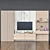 Modern TV Stand 2100x3300x450mm 3D model small image 1