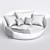 B&B Bebitalia Sofa 3D model small image 8