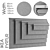 IKEA FYRTUR Block-Out Roller Blind 3D model small image 1