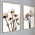 Beautiful Canvas Art with Frame 3D model small image 3