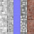 4K Brick-17 Material - 3 Colors, Seamless 3D model small image 3