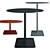 Enea Iron Table Set: Versatile Heights & Sleek Finishes 3D model small image 1