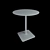 Enea Iron Table Set: Versatile Heights & Sleek Finishes 3D model small image 2