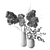 Elegant Dry Bouquet Set 3D model small image 3