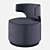 Modern Allen Armchair: Bespoke Design 3D model small image 2