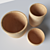 Sato Wooden Vases - Handcrafted Elegance 3D model small image 3