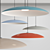 Sleek Metal Chandelier: HeadLed Metallic 3D model small image 2