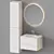 Coco: Stylish, Integrated Bathroom Unit 3D model small image 1