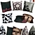 Elegant Sofa Accent Pillows 3D model small image 1