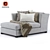 Cordian Compact Sofa: Stylish and Space-Saving 3D model small image 1