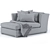 Cordian Compact Sofa: Stylish and Space-Saving 3D model small image 4