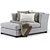 Cordian Compact Sofa: Stylish and Space-Saving 3D model small image 5