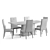 Modern Alf DaFre Mont Blanc Dining Set 3D model small image 2