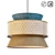 Vintage-Inspired Lampshade Trio 3D model small image 1