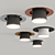 Fabbian Claque F43: Modern LED Ceiling Light 3D model small image 3