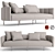 Elegant Torii Sofa: Modern Design, Superior Comfort 3D model small image 1