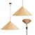 HKLiving Triangle Hanging Lamp - 3 Colors 3D model small image 1