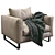 Elegant Prostoria Armchair: Stylish Comfort 3D model small image 1