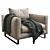 Elegant Prostoria Armchair: Stylish Comfort 3D model small image 3